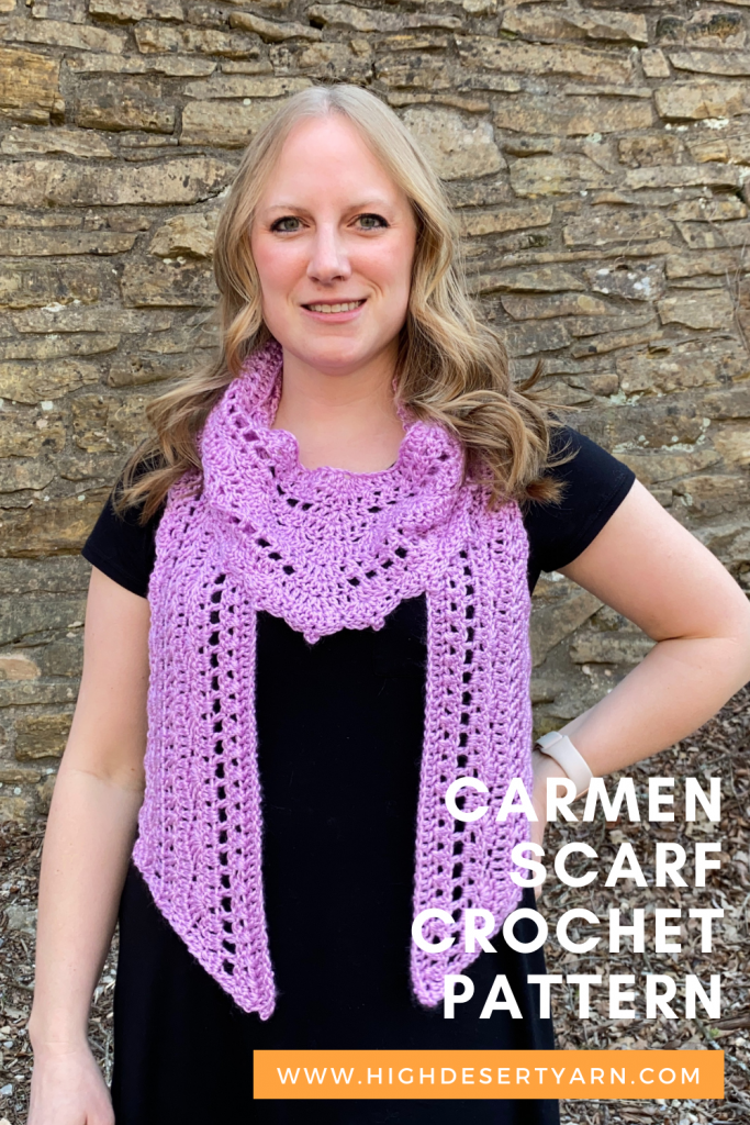 carmen scarf crochet pinterest