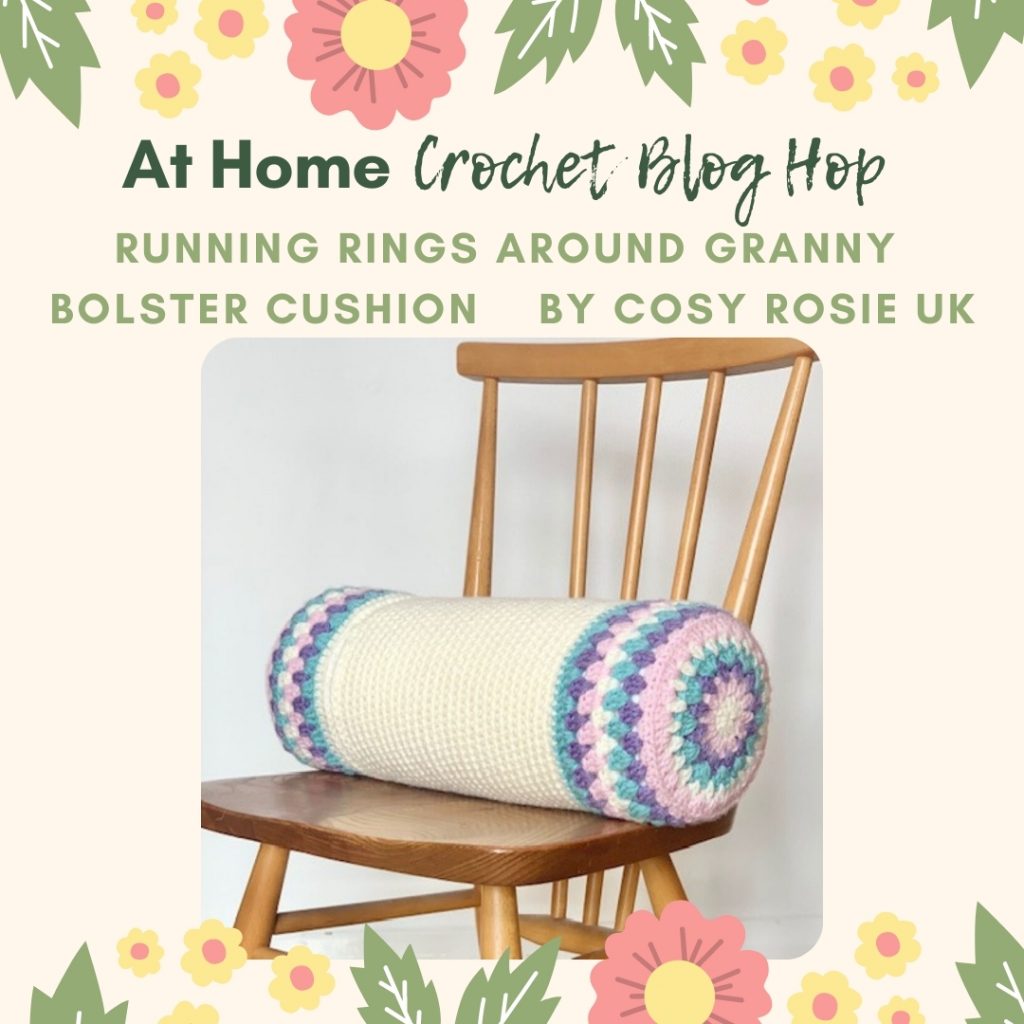 running rings around granny crochet bolster cosy rosie UK