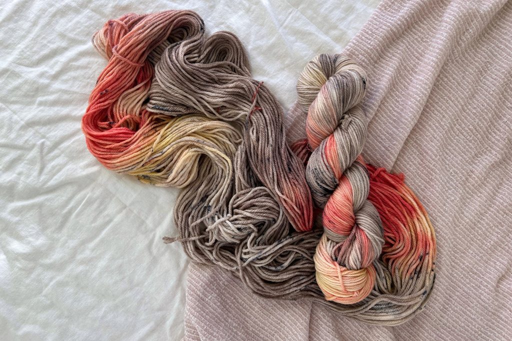 hand dyed yarn stick season high desert yarn