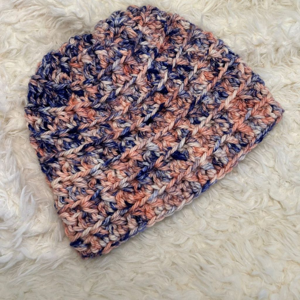Thistle Beanie Crochet Pattern is great for the advanced beginners.