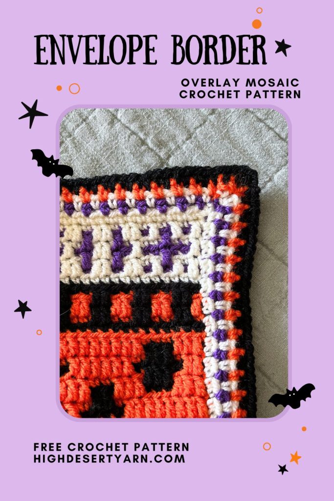 Pin for the Moss Stitch Envelope Border