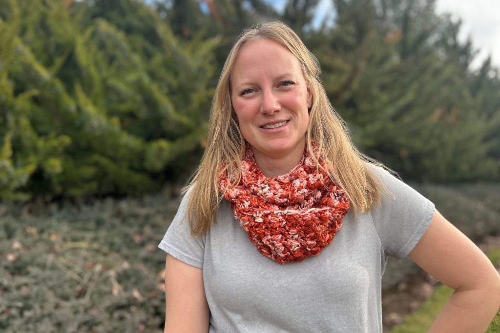 Puffy Heart Cowl - Free Crochet Pattern